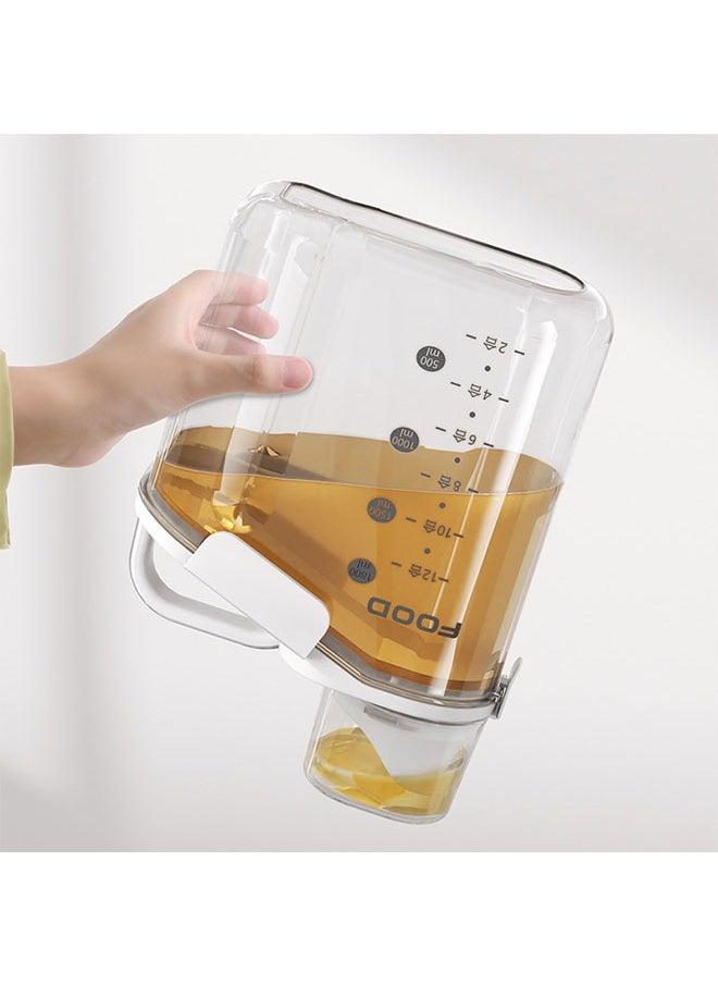 ZCM-HAPPY Rice and Grain Food Storage Plastic Container with Measuring Cup Storage Millet Bucket  - Image 5