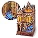 FUNPOLA Venice Night Starlit Book Nook Kit LED 3D Wood Puzzle with Infinity Mirror DIY Bookshelf Decor Miniature Craft Gift for Kids and Adults - Image 2