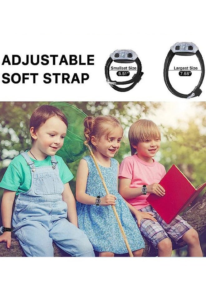 ساعة أطفال تناظرية سوبر هيرو سبايدرمان بحزام قابل للتعديل لتعلم الوقت مع 3 ألوان وامضة هدية رائعة وغير مكلفة للأطفال الصغار والفتيان والفتيات  المدرسة وقت اللعب  الارتداء اليومي الحفلات، أسود - Image 5