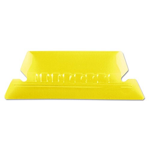 Pendaflex Hanging Folder Tabs, 2", Clear Yellow, 25 Tabs and Inserts per Pack (42 YEL) - Image 3