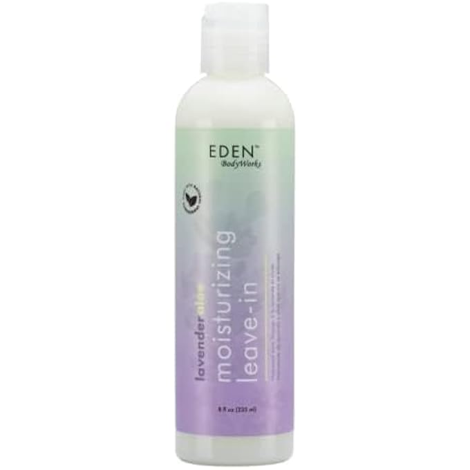 eden bodyworks LAVENDER ALOE LEAVE IN CONDITIONER (8 OZ) - MOISTURIZE DRY, DAMAGED HAIR - FORMULATED FOR ALL HAIR TYPES - Image 3