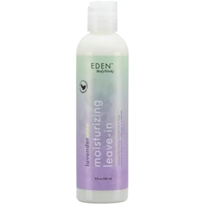 eden bodyworks LAVENDER ALOE LEAVE IN CONDITIONER (8 OZ) - MOISTURIZE DRY, DAMAGED HAIR - FORMULATED FOR ALL HAIR TYPES - Image 1