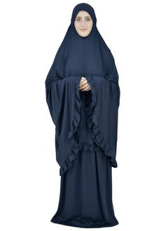 DAMAS COLLECTION Two Piece Islamic prayer dress women the Long - Prayer Clothes for Women - Prayer Abaya For women - Jilbab 2 piece, Umrah essentials for women - Prayer set  - Image 4
