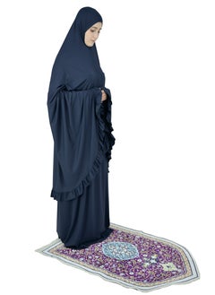 DAMAS COLLECTION Two Piece Islamic prayer dress women the Long - Prayer Clothes for Women - Prayer Abaya For women - Jilbab 2 piece, Umrah essentials for women - Prayer set  - Image 2