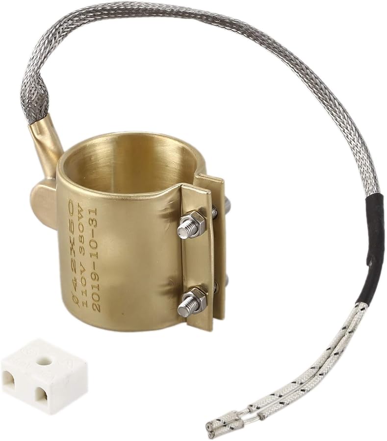 Brass Band Heater 42mmx50mm 380W 110V for Injection Molding Machine - Image 2