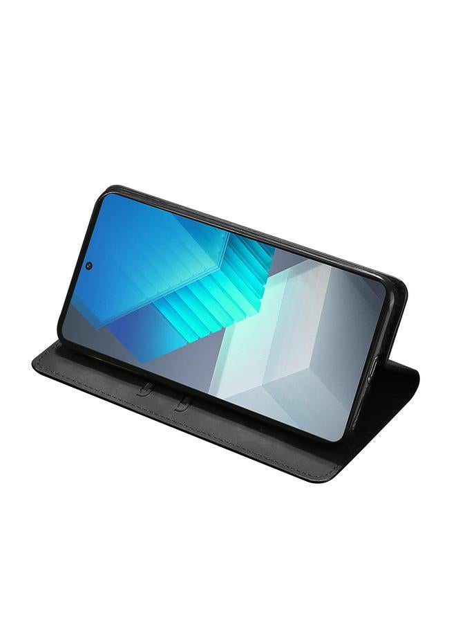 اس-توب جراب هاتف Nokia X30 5G مصنوع من الجلد مع مغناطيس أفقي قابل للطي - Image 3