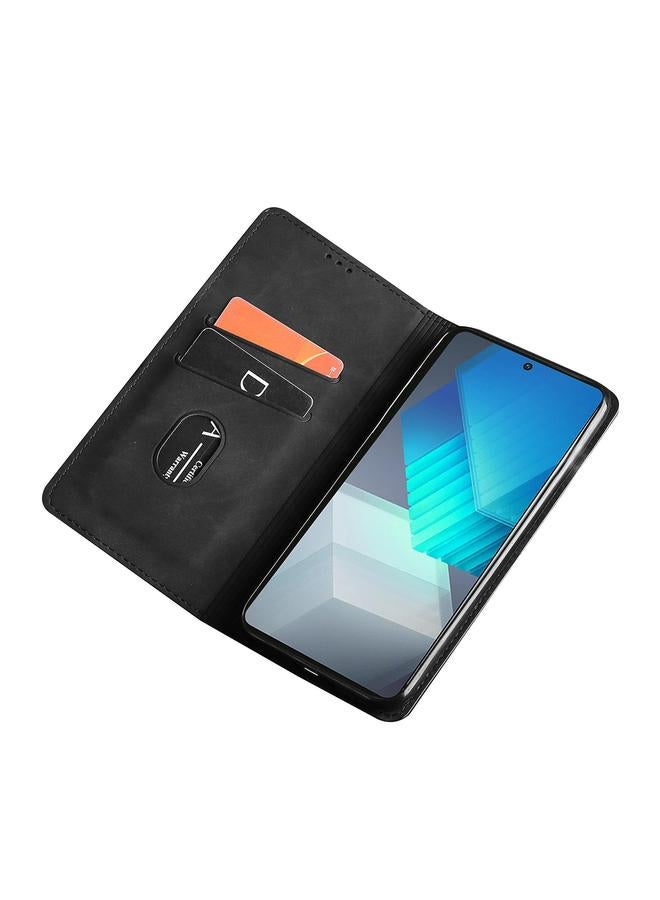 اس-توب جراب هاتف Nokia X30 5G مصنوع من الجلد مع مغناطيس أفقي قابل للطي - Image 4