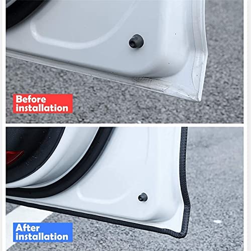 Kitssential® Car Door Edge Guards U Shape Edge Trim Rubber Seal Protector Clips Fit Car Door Seal Strip Edge Guard Universal Fit(16Ft) - Image 4