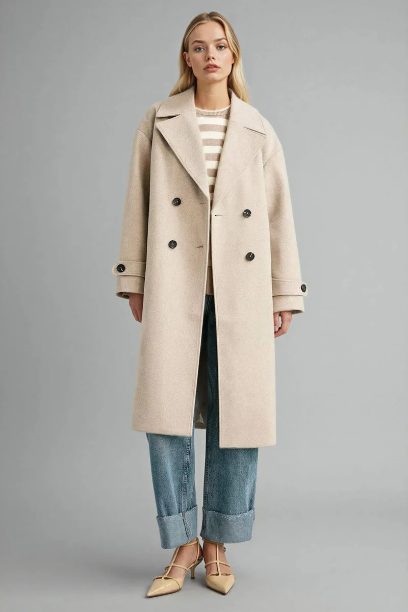 Defacto Regular Fit Long Cachet Jacket