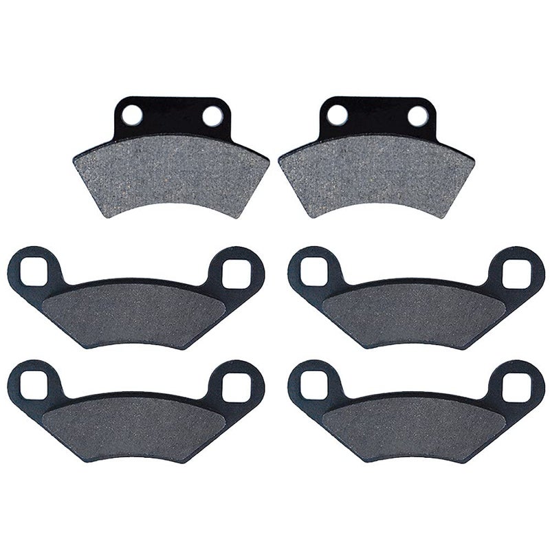 AHL Front and Rear Brake Pads for Polaris 250 Trail Blazer 19901998 19992004250 Trail Boss 2x4 4x4 19881999300 400 Xpress L 1996 1997300 Xpress 2x4 19982000