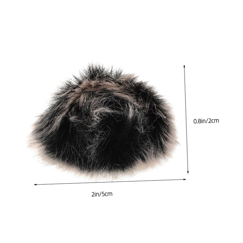 5 Pack Lavalier Microphone Wind Cover Noise Cancelling Furry Windshield For Audio Recording - Image 3