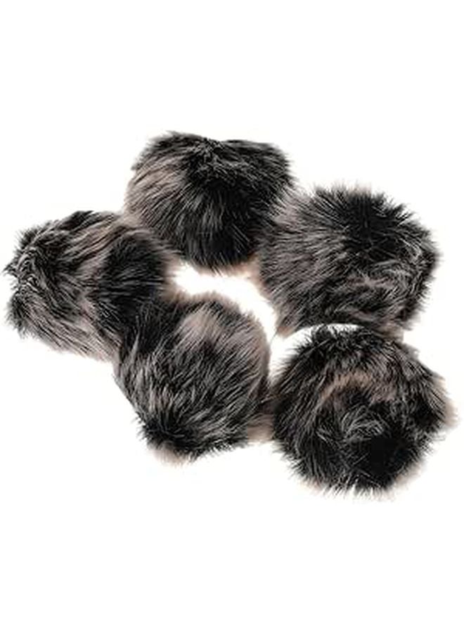 5 Pack Lavalier Microphone Wind Cover Noise Cancelling Furry Windshield For Audio Recording - Image 1