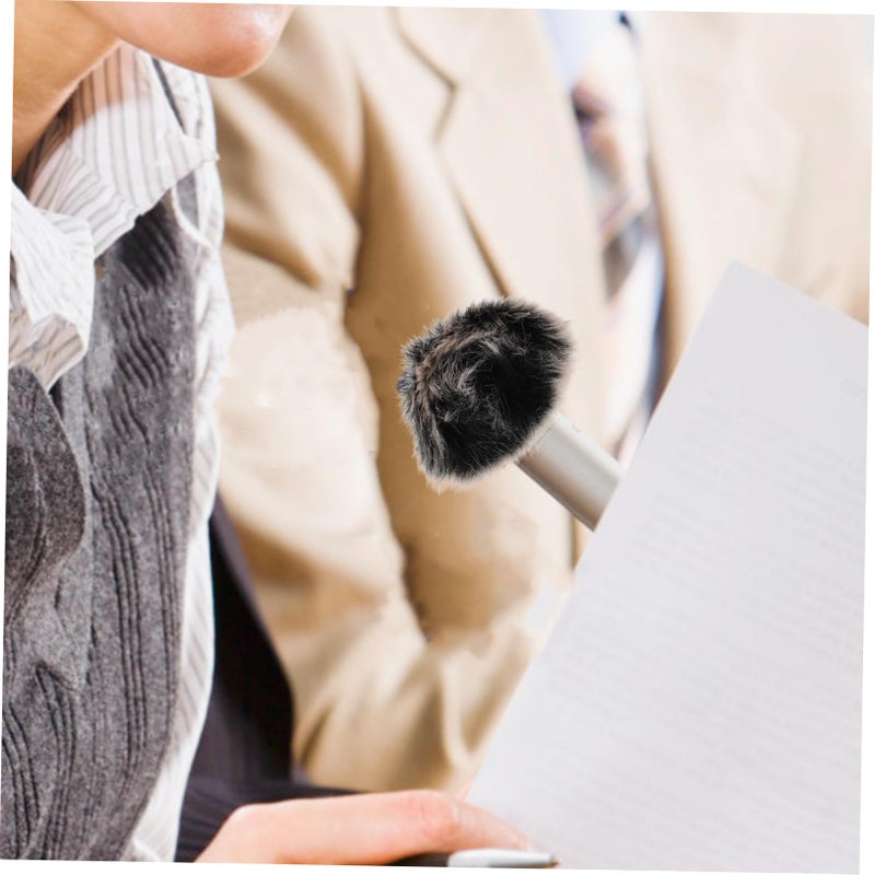 5 Pack Lavalier Microphone Wind Cover Noise Cancelling Furry Windshield For Audio Recording - Image 5