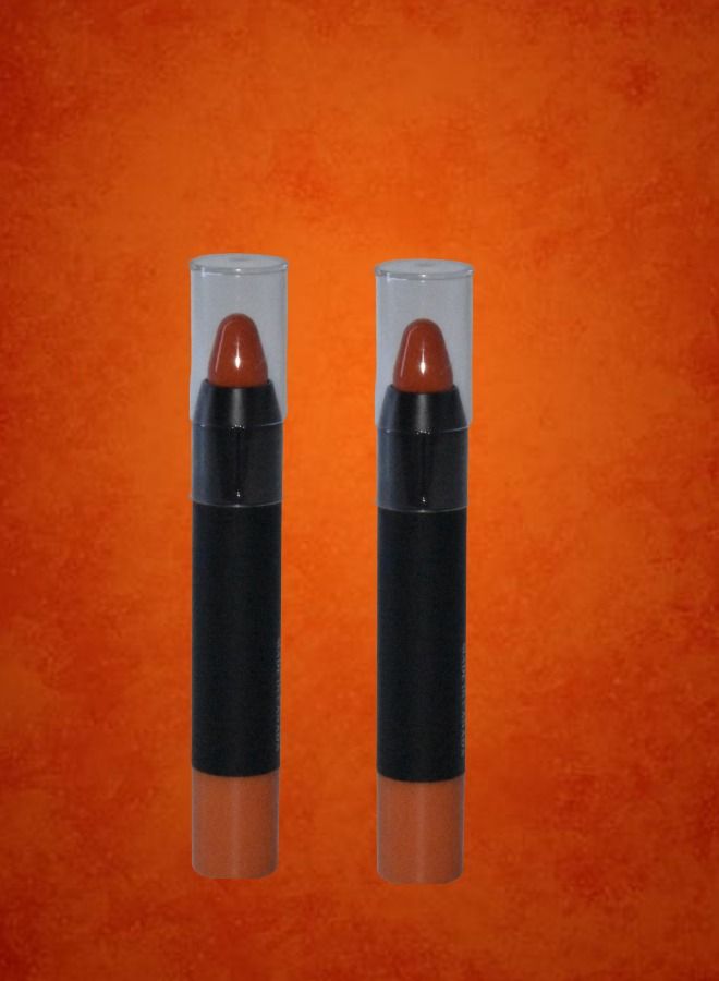 2 قطع شفاه برتقالي كريم رقم 20