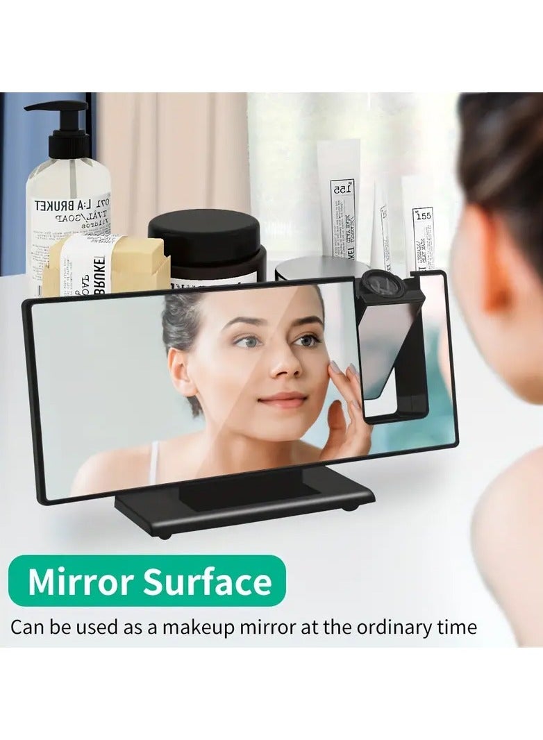 DubaiGallery Digital Alarm Clock 180 Rotation Projection Alarm Clock With Time Temperature Snooze Table Clock 12/24h Usb Projector Led Clock - Image 4