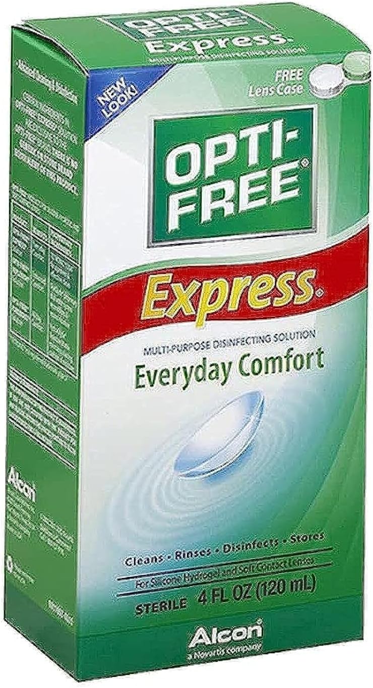 محلول تطهير متعدد الأغراض للعدسات اللاصقة Opti-Free Express