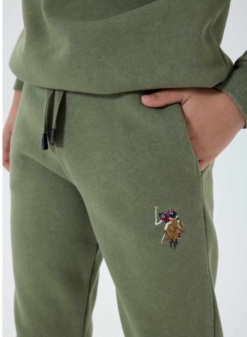 U.S. Polo Assn. Boys Khaki Tracksuit Set - Image 2