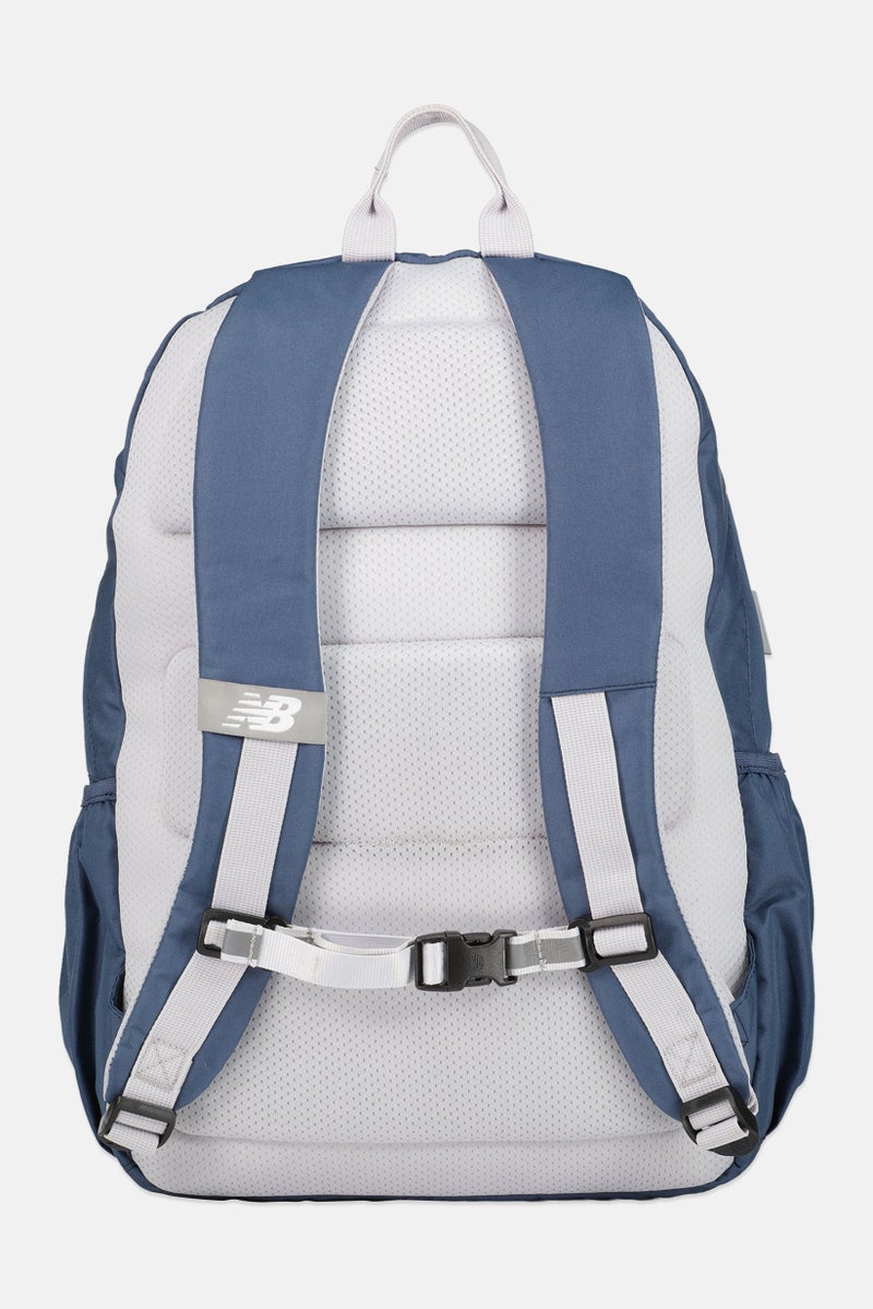 New Balance Men Brand Logo Backpack, Slate Blue - Image 2