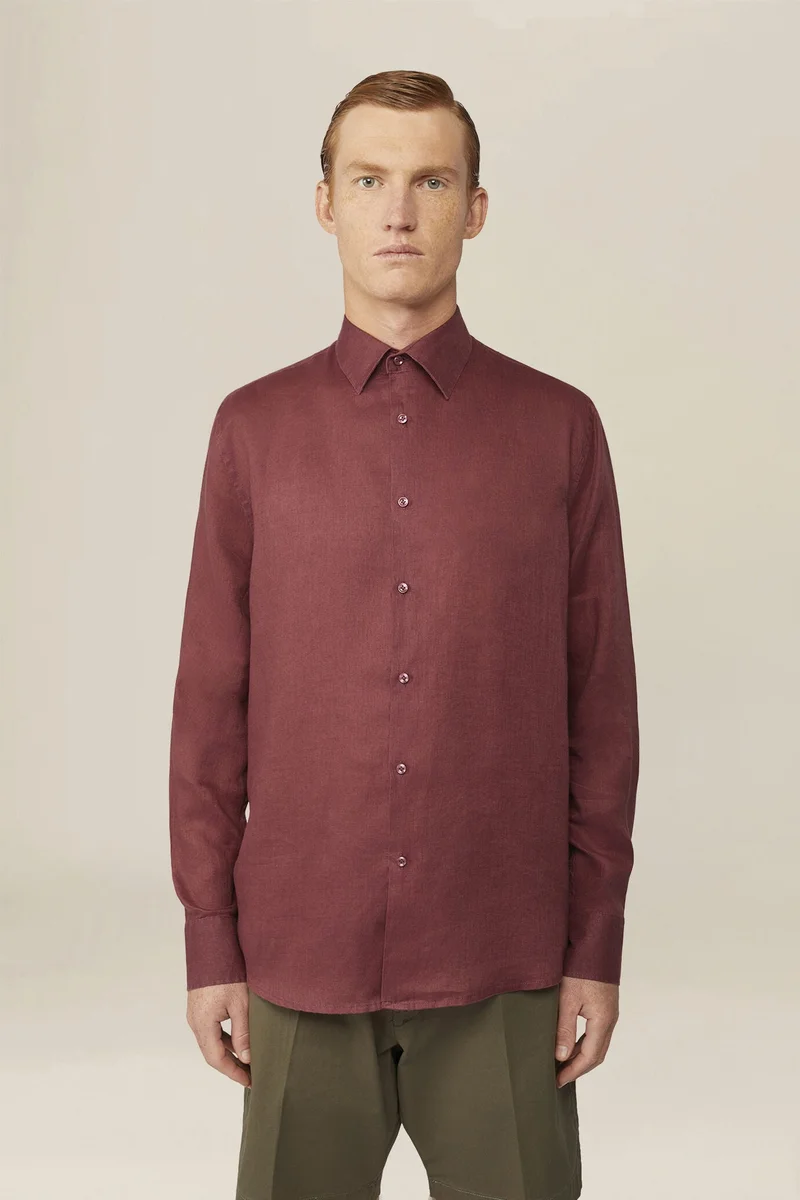 Doppelganger Men's casual shirt - Wine