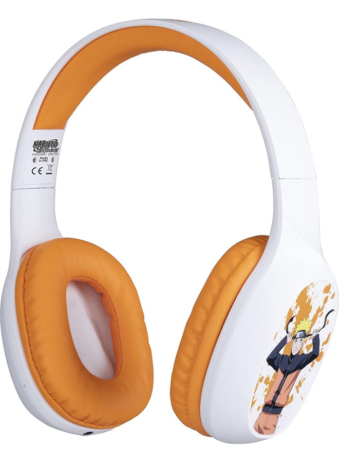 Konix Naruto Shippuden Wireless Bluetooth 5.3 Headphones for Smartphones and Tablets - 30 Hours Battery Life - 3.5 mm Jack Cable - Naruto Motif - Image 1