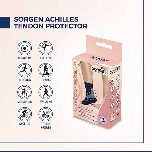 Sorgen Plastic Ankle Support For Pain Relief|Ankle Brace For Achilles Tendonitis Support|It's A Pain Terminator Socks For Stability, & Recovery|Ankle Protection Sleeve For Women & Men (Medium) - Image 5