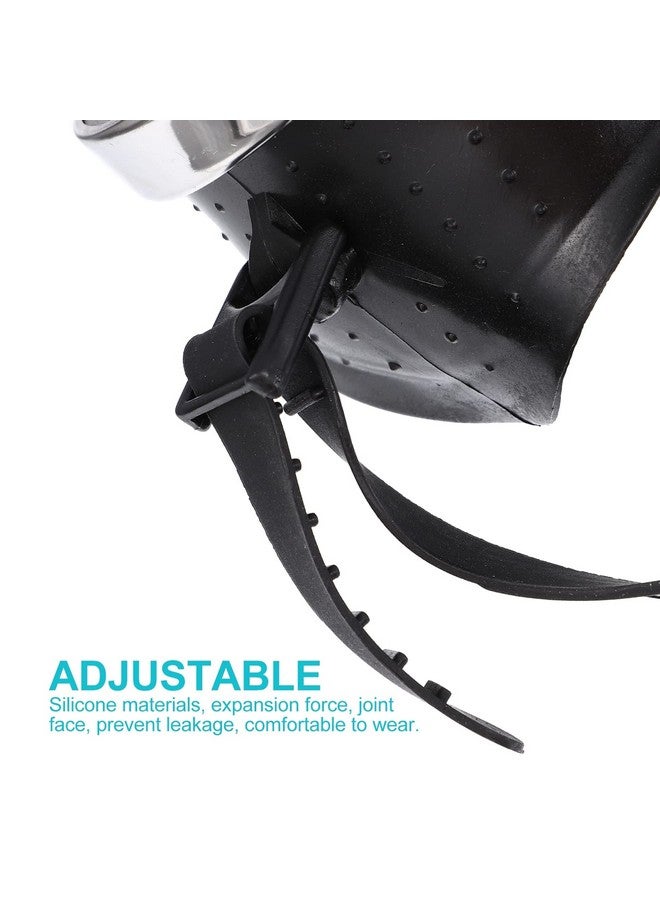 BESPORTBLE Single Lens Snorkel Retro Oval Glass Silicone Scuba Dive Antifog Antileak Wide Vision Diving Swimming Goggles For Men Women - Image 4
