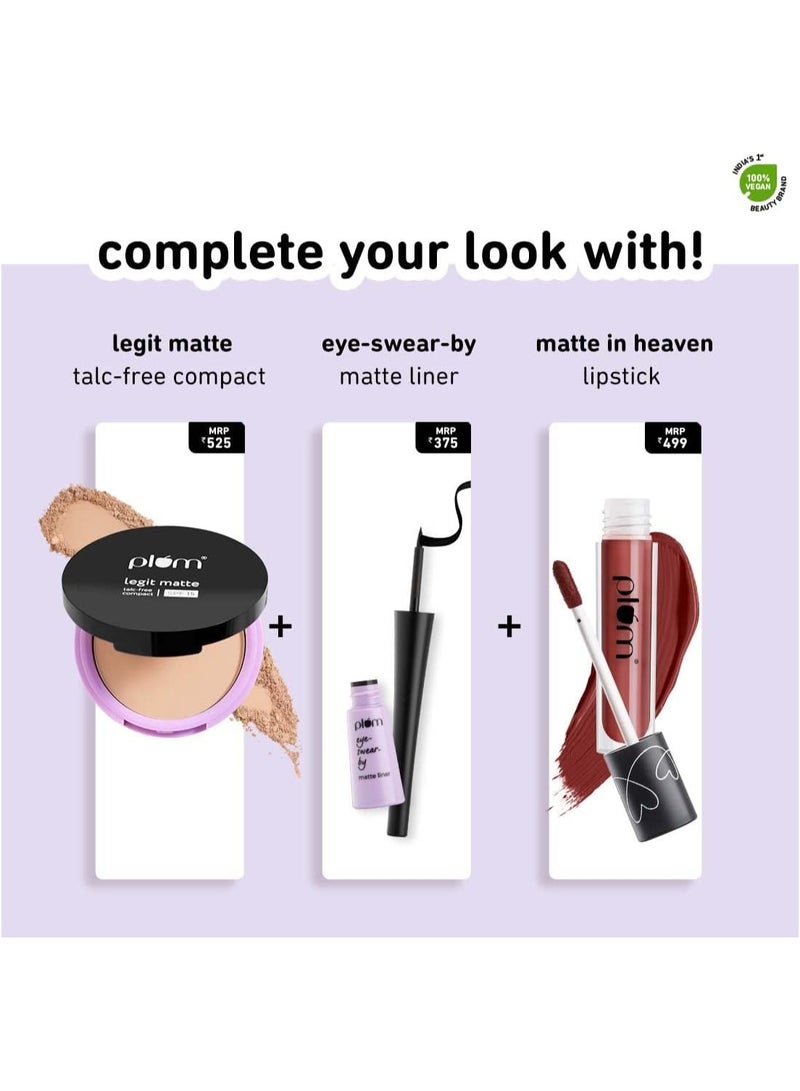 Plum Eye-Swear-By everyday wear kajal black waterproof | Creamy smooth formula | Smudge-proof | Twist up pencil | Creamy smooth glide | Long lasting eye makeup | With Vit E - Image 5