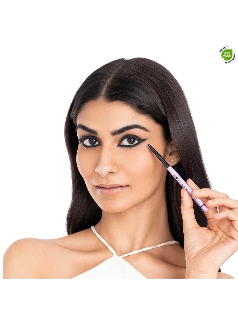 Plum Eye-Swear-By everyday wear kajal black waterproof | Creamy smooth formula | Smudge-proof | Twist up pencil | Creamy smooth glide | Long lasting eye makeup | With Vit E - Image 4