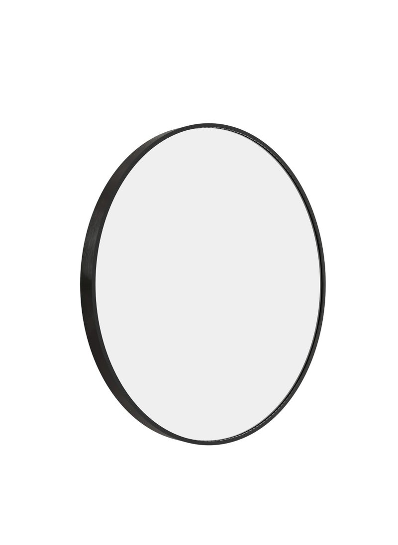 Furniture Factory Elegant circular wall mirror with black frame || 100 cm  - Image 3