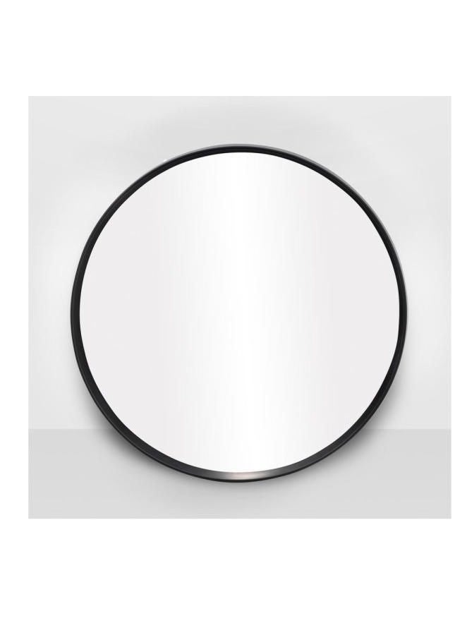 Furniture Factory Elegant circular wall mirror with black frame || 100 cm  - Image 1