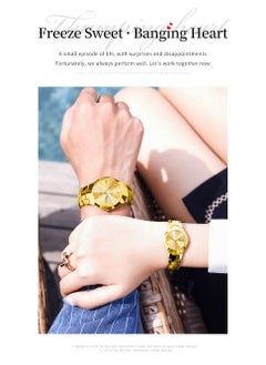 OLEVS OLEVS waterproof luminous couple watch diamond quartz watch 5867  - Image 5