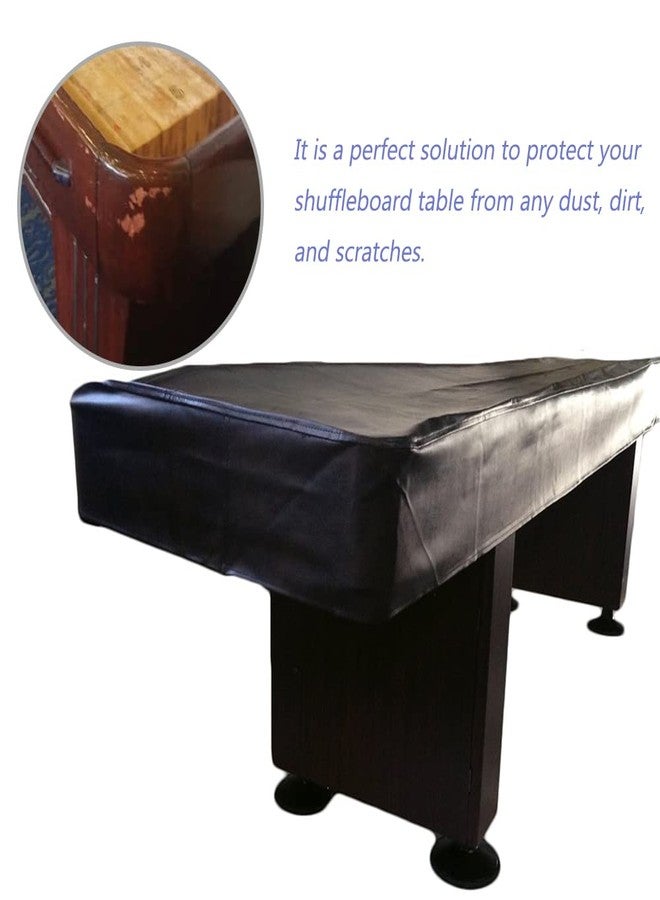 SUNSURE - Valid Brand SUNSURE SUSURE 9FT Shuffleboard Table Cover Waterproof Game Table Covers for Shuffleboard Table Heavy Duty Leatherette Furniture Cover Shuffleboard Accessories (420D Oxford Fabric) - Image 4