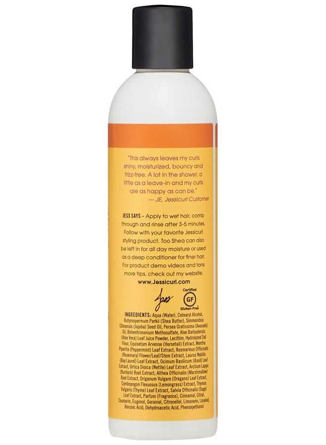 Jessicurl , Too Shea! Extra Moisturizing Conditioner for Curly Hair, Island Fantasy, 8 Fl oz. Leave in Conditioner for Dry Hair, Anti Frizz Hair Products - Image 2