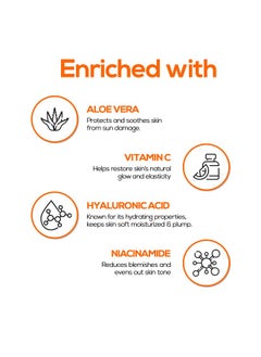 Renee Glowscreen Spf 50 Sunscreen Cream - 50Ml, Pa++++ Uva & Uvb Protection, Hyaluronic Acid & Vitamin C Enriched | Non-Greasy, Quick Absorbing Matte Formula, No White Cast - Ultimate Skin Protection  - Image 3