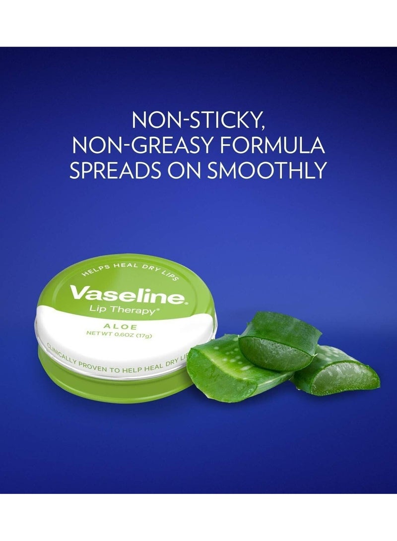 Vaseline Lip Therapy Aloe Vera Balm 20g | Original Moisturizing Lip Care with Aloe Vera | Soothes, Heals & Protects Dry Lips | Long-Lasting Hydration & Soft, Smooth Finish - Image 2