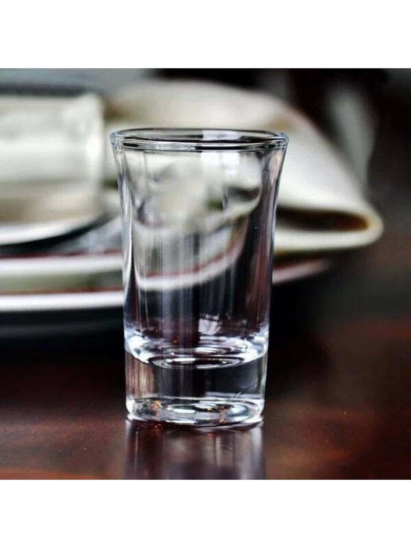 Somil Clear Shot Glasses Add Fun and Style to Every Celebration and Toast. Enjoy Your Party, 30 ml, Capacity, Pack of 1, Size: 6.5 X 4.5 X 4.5 Cm - Image 2