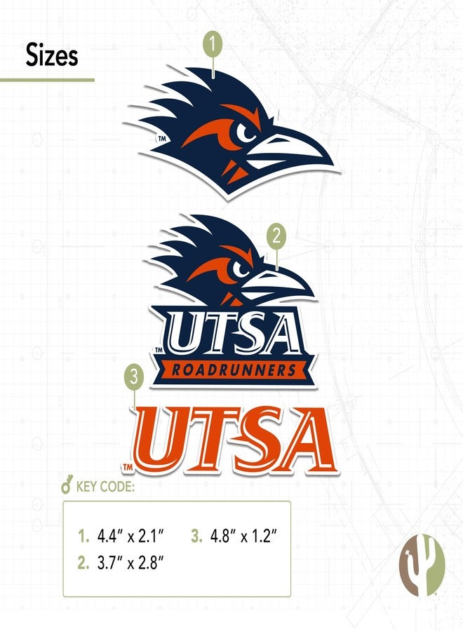 Desert Cactus University of Texas San Antonio Sticker UTSA Roadrunners Vinyl Decals Laptop Water Bottle Car Scrapbook T5 (Type 5-1) - Image 4