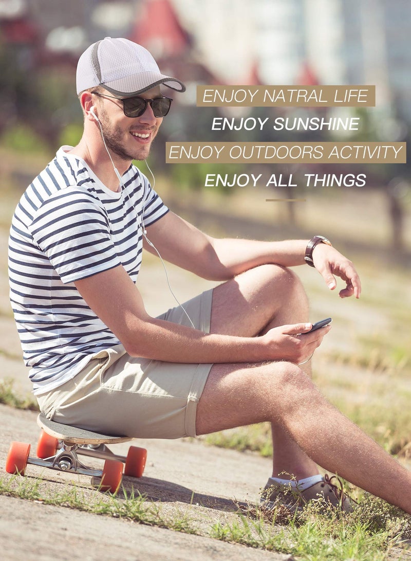 Quick-Dry Breathable Baseball Cap - Adjustable Lightweight Mesh Tennis Hat for Running and Outdoor Sports (Set of 4) - Perfect for Summer Activities - Image 2