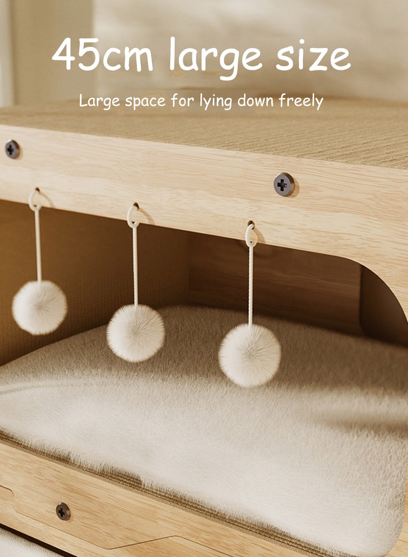 Kidle Cat Scratching Board Cat Bed Four Seasons Resistant Scratching Board Column Vertical Cat House - Image 3