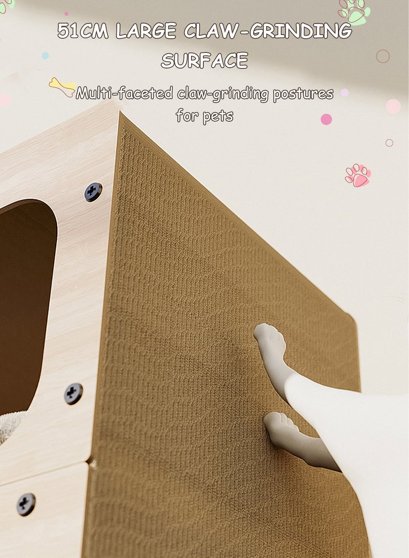 Kidle Cat Scratching Board Cat Bed Four Seasons Resistant Scratching Board Column Vertical Cat House - Image 2