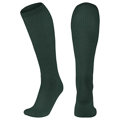CHAMPRO womens Multi-sport Athletic Compression for Baseball, Softball, Football, and More Multi Sport Socks, Forest Green, X-Small US - Image 1
