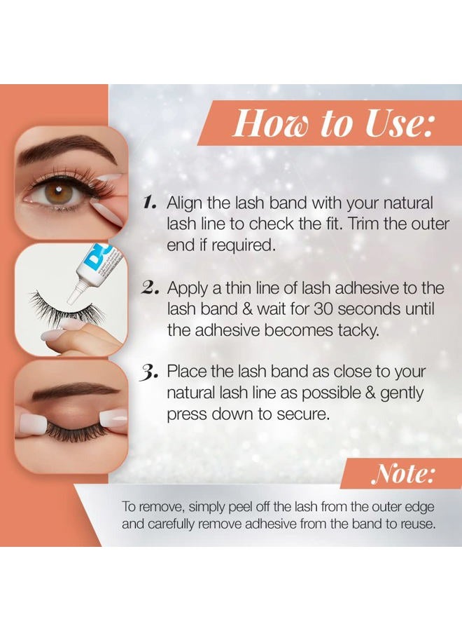 ARDELL رموش بابل الكبيرة الجميلة 962 تشيكي، مع لاصق ديو الشفاف، 1 عبوة - Image 5