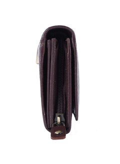 HAMMONDS FLYCATCHER HAMMONDS FLYCATCHER Wallet for Women - Choco Brown Genuine Leather Purse for Women with RFID Protection, 8 Card Slots, and 5 Compartments - Ladies Wallet with Button Closure - Women's Wallet  - Image 4