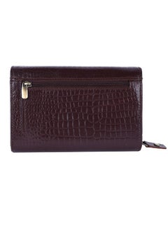 HAMMONDS FLYCATCHER HAMMONDS FLYCATCHER Wallet for Women - Choco Brown Genuine Leather Purse for Women with RFID Protection, 8 Card Slots, and 5 Compartments - Ladies Wallet with Button Closure - Women's Wallet  - Image 5