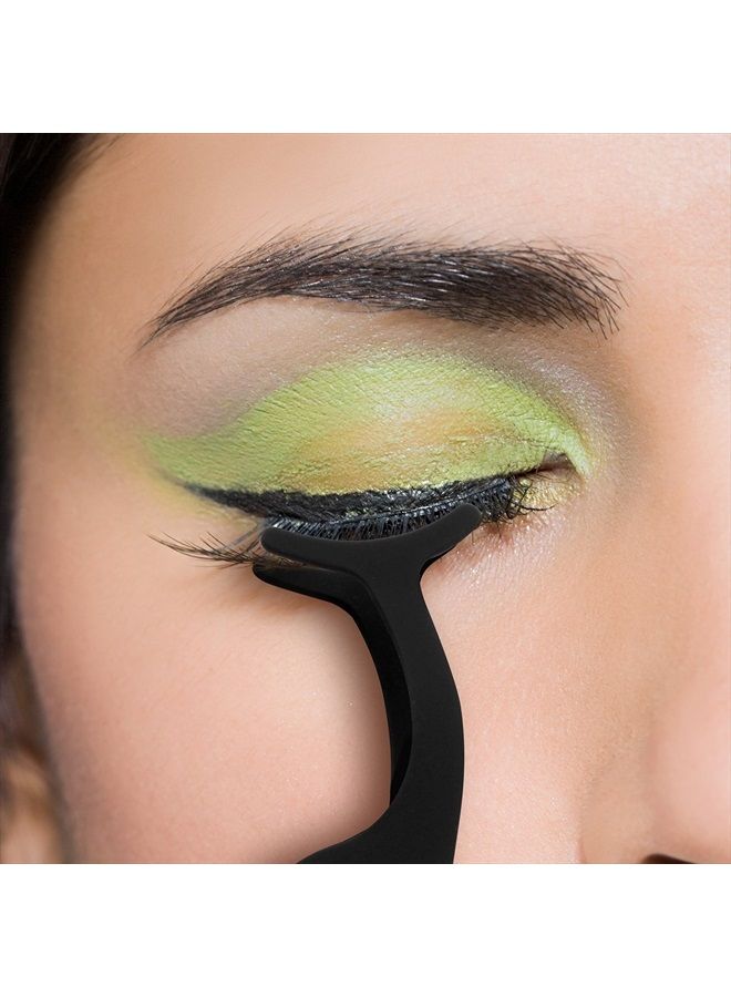 CarPro مكبس رموش صناعية مزيف من الفولاذ المقاوم للصدأ الأسود مع ملحقات إزالة الرموش، ملقط حواجب، أداة تجميل مكياج - Image 3