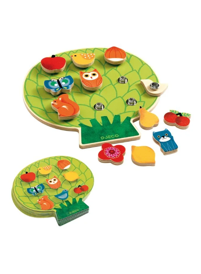DJECO Clipaclip Wooden Game