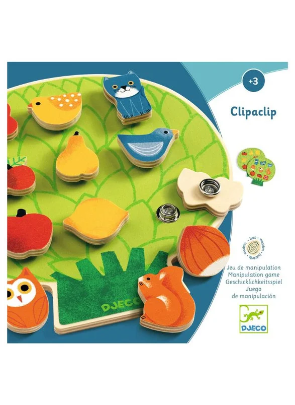 DJECO Clipaclip Wooden Game