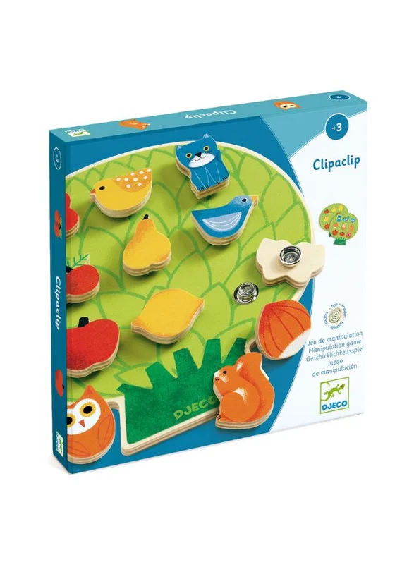 DJECO Clipaclip Wooden Game