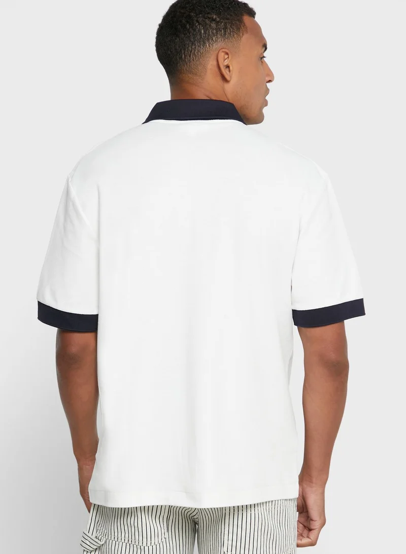 LACOSTE Contrast Edge Polo