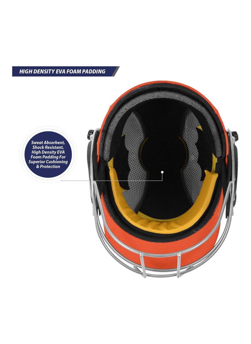 DSC Defender Cricket Helmet | For Men & Boys | Adjustable Steel Grill | Back Support Strap | Lightweight  - Image 2